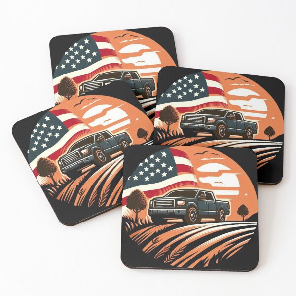 Item preview, American Dirt Road Trucking designed and sold by Dirt Rd Creations.