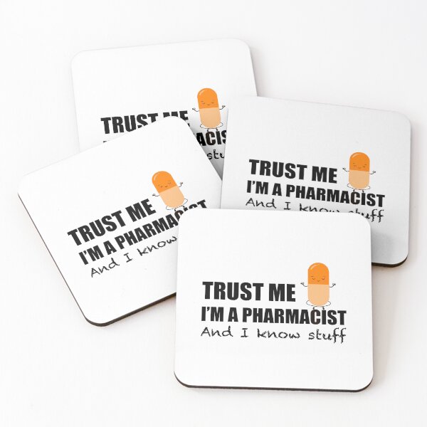 Item preview, Trust Me, I’m a Pharmacist and I know stuff – Funny Pharmacist Gift ideas | Rx-Themed Design designed and sold by LiLohaveaplan.
