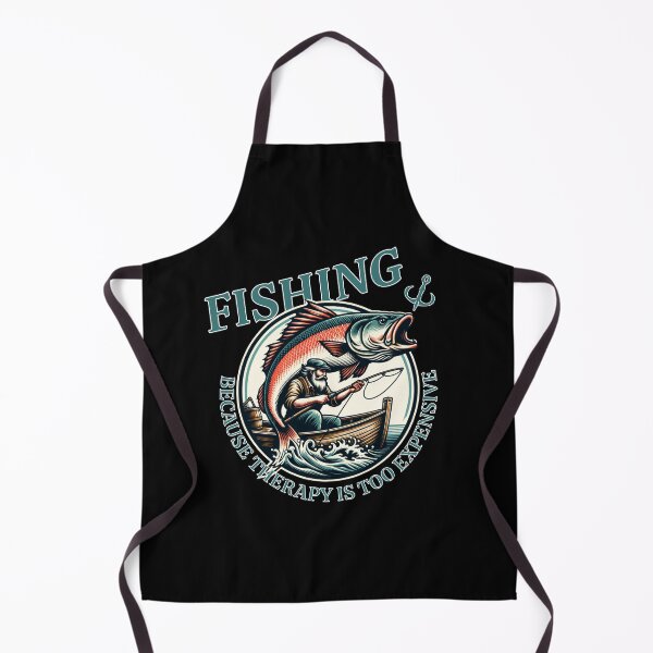 Item preview, Fishing: Because Therapy Is Too Expensive designed and sold by Valerie Duran - For The Love of a Horse.