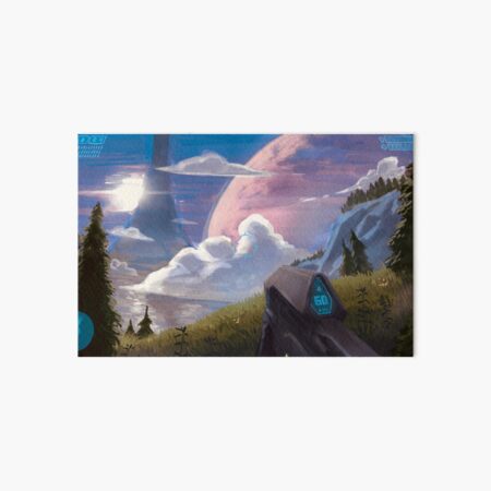Item preview, Halo CE UI Painting (Evening) designed and sold by Bentodraws.