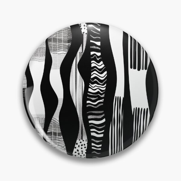 Item preview, Modern Hatching in Dynamic Waves designed and sold by MidArtForge.