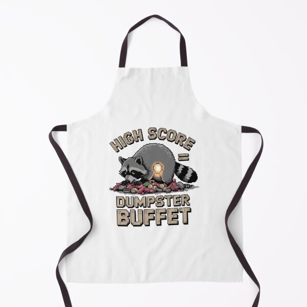 Item preview, Dumpster Buffet - Raccoon High Score designed and sold by NaturePixel.