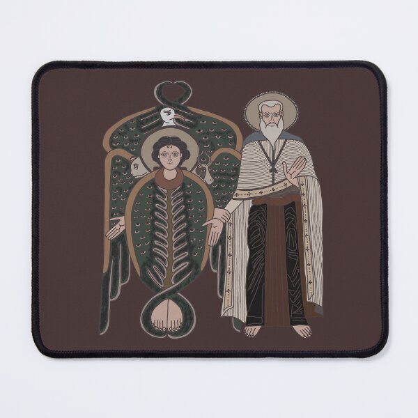 Item preview, The Cherubim with St. Macarius the Great, Monastery of El Suryan designed and sold by Lucinda Theodore.