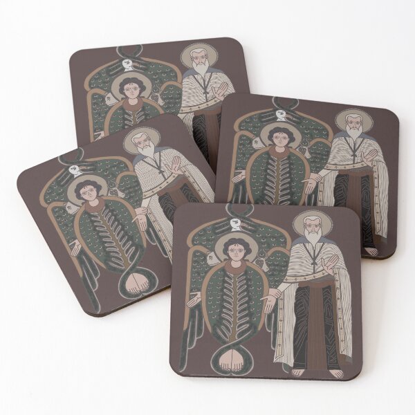 Item preview, The Cherubim with St. Macarius the Great, Monastery of El Suryan designed and sold by Lucinda Theodore.