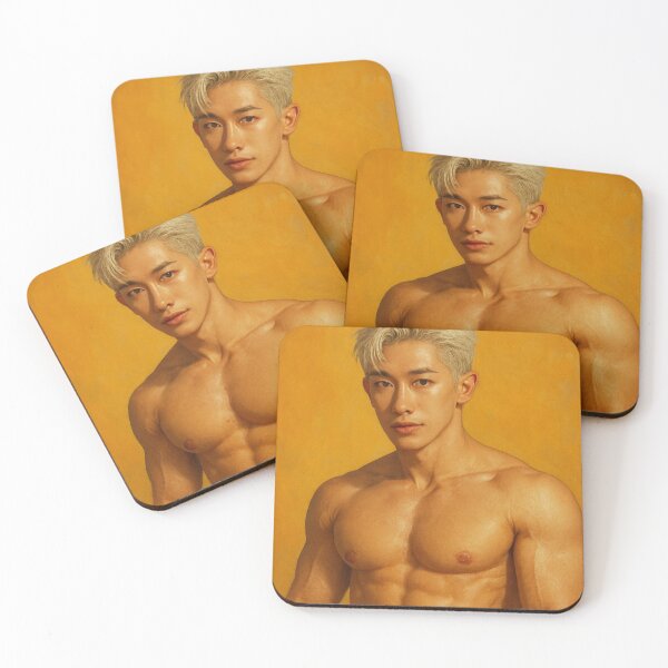 Item preview, Wonho Birthday Portrait with Yellow Background designed and sold by Aryabek.
