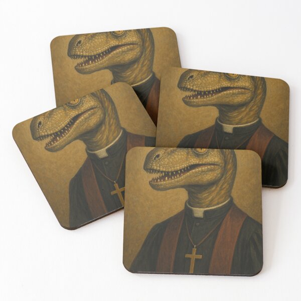 Item preview, Velocipastor Dinosaur Priest Portrait designed and sold by Aryabek.