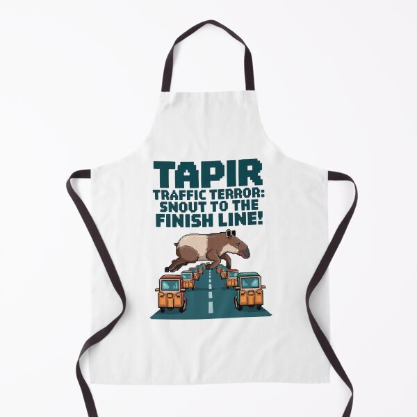 Item preview, Tapir Traffic Terror - Snout to the Finish Line! designed and sold by NaturePixel.