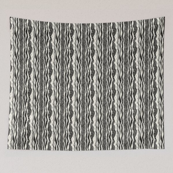Item preview, Modern Hatching in Dynamic Waves designed and sold by MidArtForge.