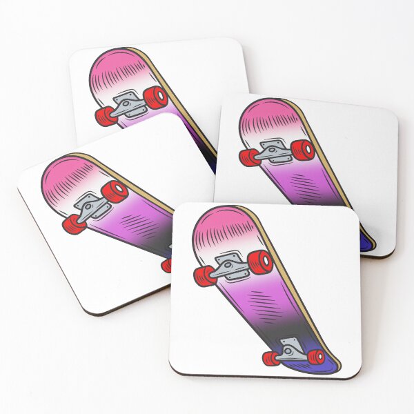 Item preview, Colorful Genderfluid Pride Skateboard – Genderfluid Skater Art designed and sold by Travelslightly.