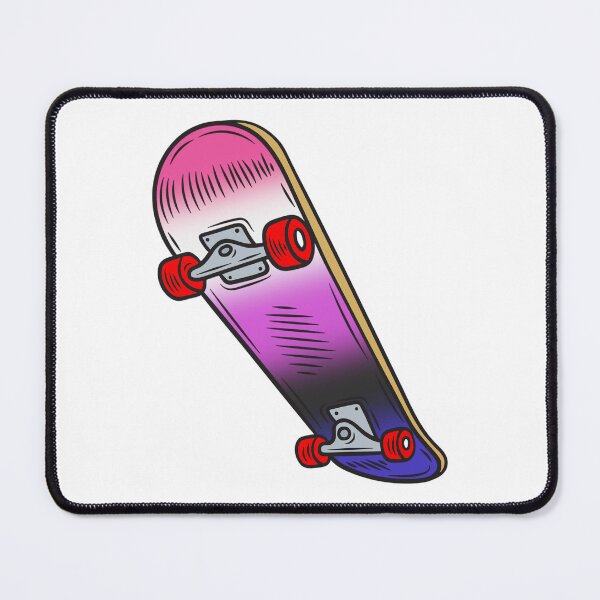 Item preview, Colorful Genderfluid Pride Skateboard – Genderfluid Skater Art designed and sold by Travelslightly.