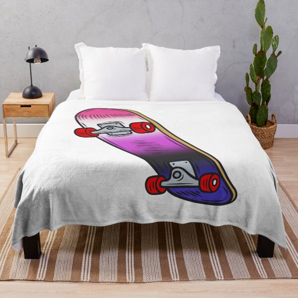 Item preview, Colorful Genderfluid Pride Skateboard – Genderfluid Skater Art designed and sold by Travelslightly.