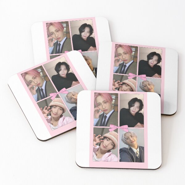 Item preview, Kpop ATEEZ Seonghwa Cute Pink Photo Set designed and sold by StarBunnyDesign.