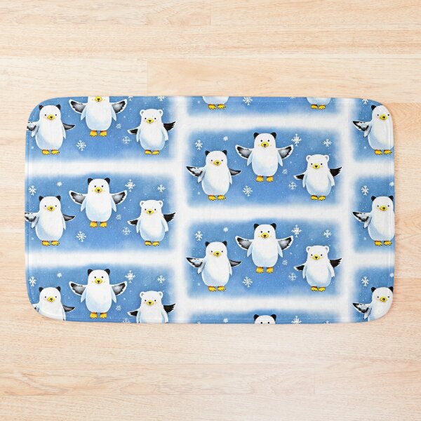 Item preview, Cute Winter Animal Pattern - Funny Holiday  designed and sold by Earth Nature Creations.