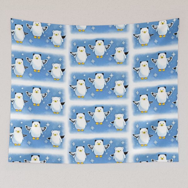 Item preview, Cute Winter Animal Pattern - Funny Holiday  designed and sold by Earth Nature Creations.