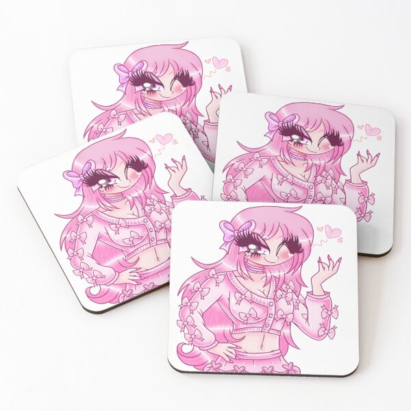 Item preview, Kawaii Pink Bow Girl designed and sold by ShadowiesArt.