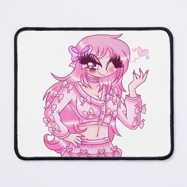 Item preview, Kawaii Pink Bow Girl designed and sold by ShadowiesArt.