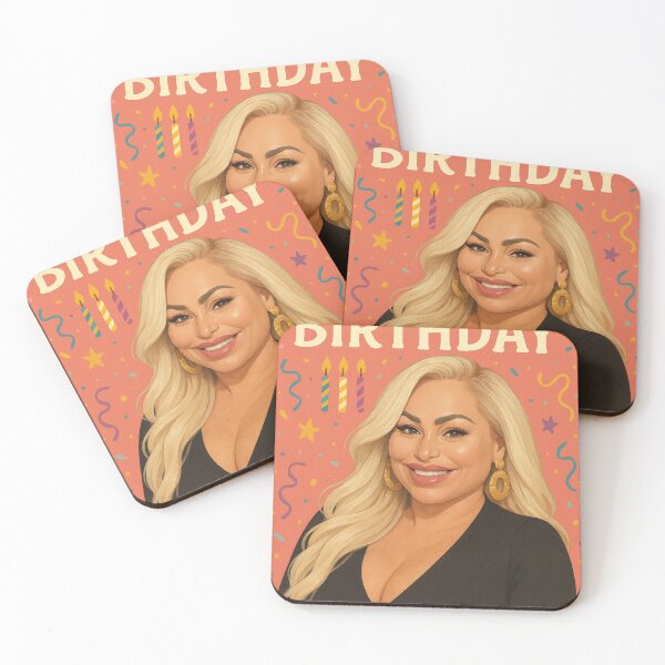Item preview, Darcey Silva Happy Birthday Portrait designed and sold by Aryabek.