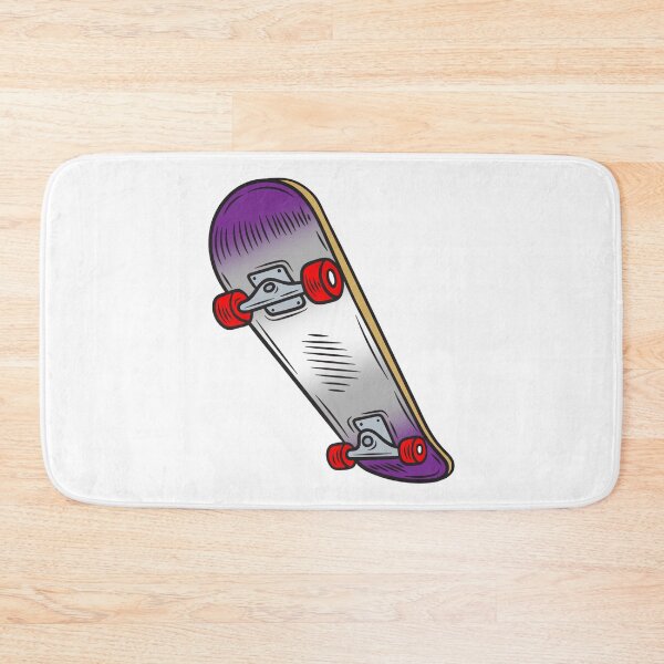 Item preview, Colorful Greysexual Pride Skateboard – Greysexual Skater Art designed and sold by Travelslightly.