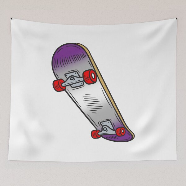 Item preview, Colorful Greysexual Pride Skateboard – Greysexual Skater Art designed and sold by Travelslightly.