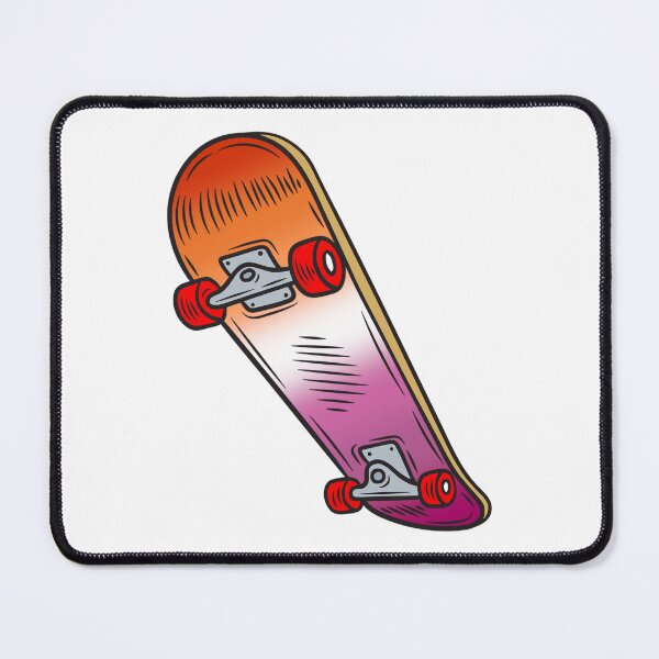 Item preview, Colorful Lesbian Pride Skateboard – Lesbian Skater Art designed and sold by Travelslightly.