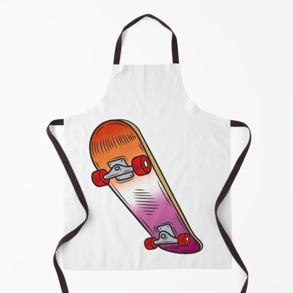 Item preview, Colorful Lesbian Pride Skateboard – Lesbian Skater Art designed and sold by Travelslightly.