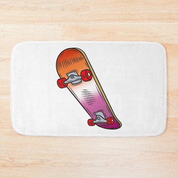 Artikelvorschau, Buntes Lesben-Stolz-Skateboard – Lesben-Skater-Kunst entworfen und verkauft von Travelslightly.
