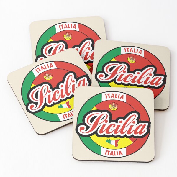 Item preview, Sicilia Italia lettering flag designed and sold by studioss76.