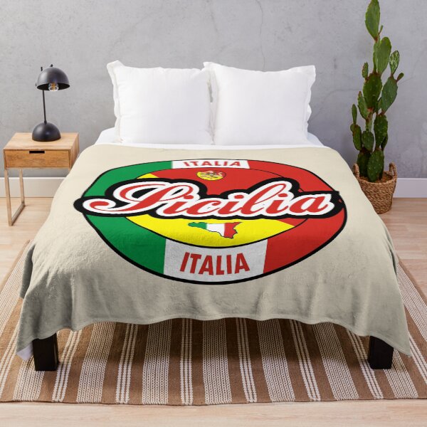 Item preview, Sicilia Italia lettering flag designed and sold by studioss76.