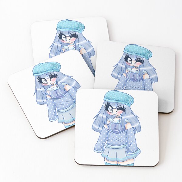 Item preview, Kawaii Pastel Blue Girl designed and sold by ShadowiesArt.