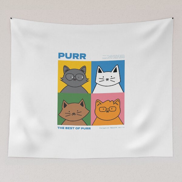 Item preview, Purr, The best of Purr. Goofy, weird and fun artwork by wonkydoodleink designed and sold by wonkydoodleink.