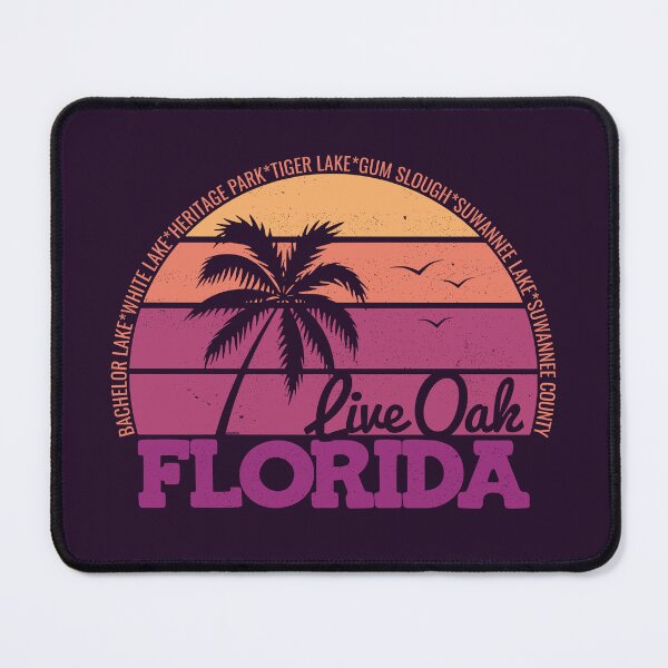 Item preview, Live Oak Florida Retro Sunset Local Pride Logo designed and sold by CRHPOD20.