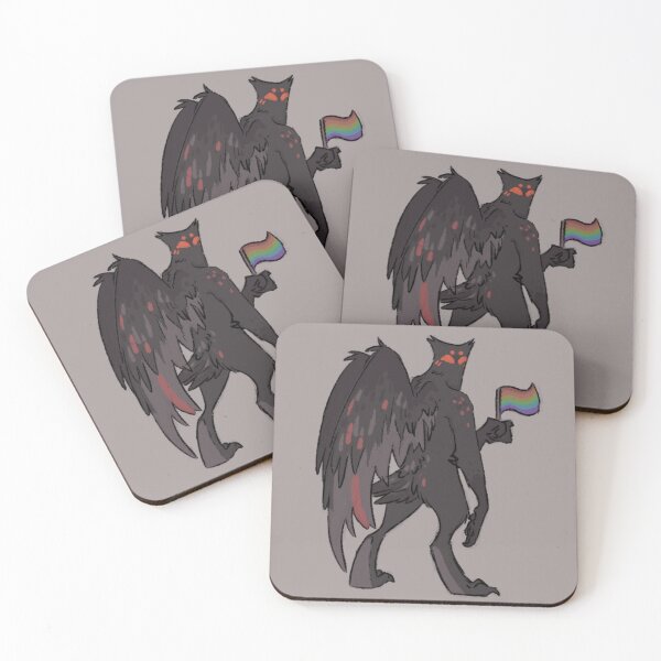 Item preview, Mothman Gay Pride  designed and sold by the_jolly_ghost.
