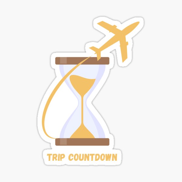 Item preview, Trip Countdown calendars travel T-Shirt designed and sold by TeeFactory1.
