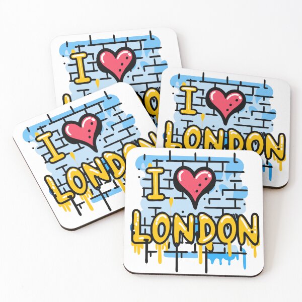 Item preview, I ❤️ London – Graffiti Street Art Vibes designed and sold by Globalcitytees.
