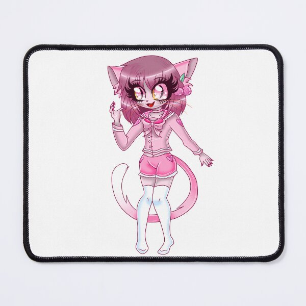 Item preview, Pastel Pink Kitty Girl designed and sold by ShadowiesArt.