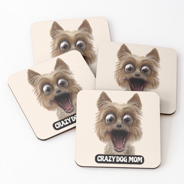 Item preview, Crazy Dog Mom - Crazy Dog designed and sold by binspired2shop.