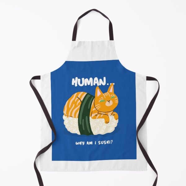 Item preview, Human.. why am I sushi . Goofy, weird and fun artwork by wonkydoodleink designed and sold by wonkydoodleink.