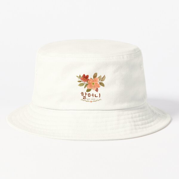 Item preview, 할머니 EST 2023 - Grandma in Korean - Flower Bouquet designed and sold by patternjp.