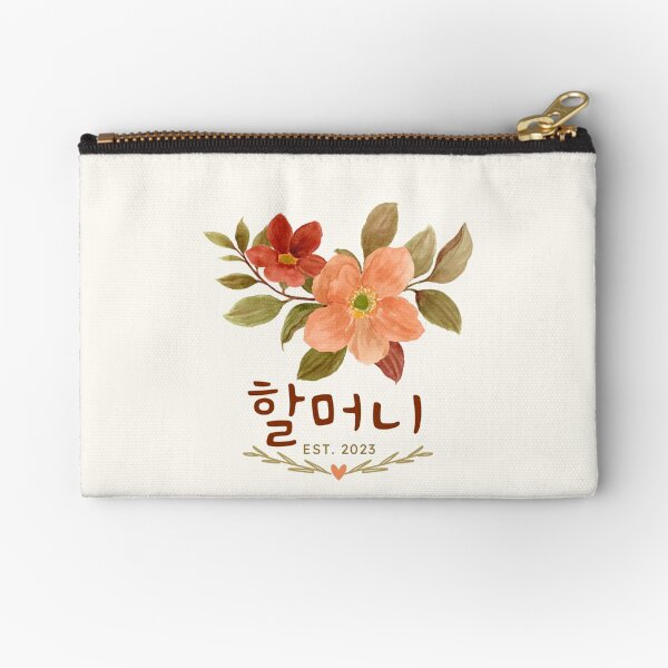 Item preview, 할머니 EST 2023 - Grandma in Korean - Flower Bouquet designed and sold by patternjp.