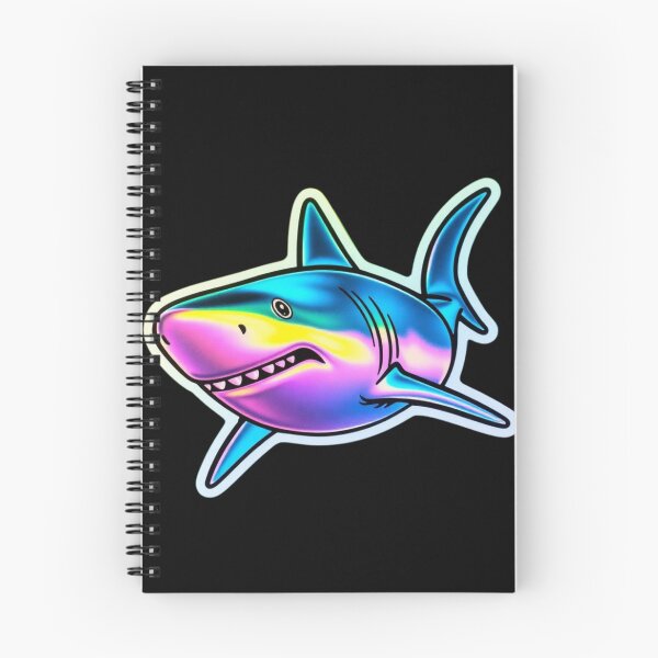 Item preview, Iridescent Great White Shark Vinyl Sticker designed and sold by AuraMotivate.