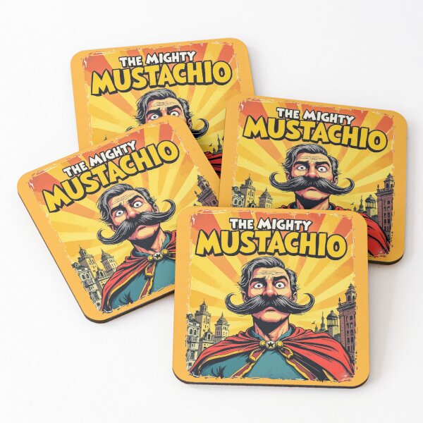 Item preview, The Mighty Mustachio – Fear the 'Stache! designed and sold by SteadyRolling.