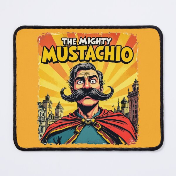 Item preview, The Mighty Mustachio – Fear the 'Stache! designed and sold by SteadyRolling.
