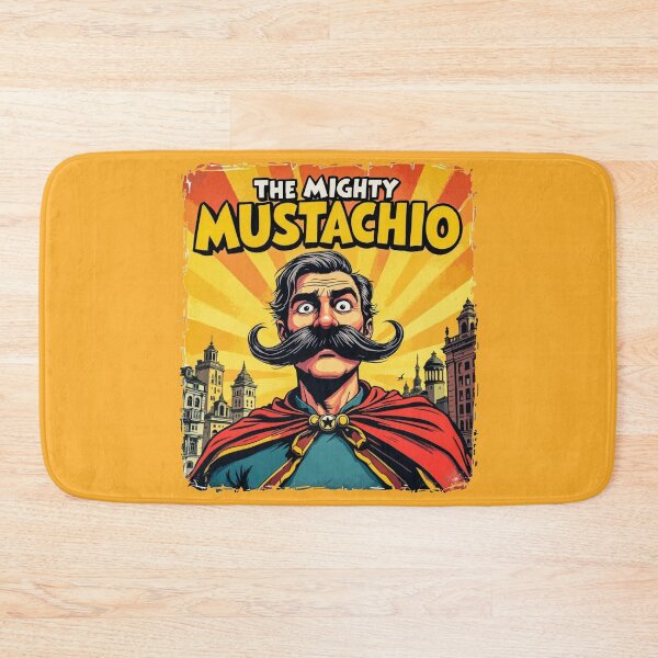 Item preview, The Mighty Mustachio – Fear the 'Stache! designed and sold by SteadyRolling.