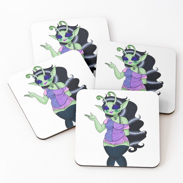 Item preview, Cute Alien Girl designed and sold by ShadowiesArt.