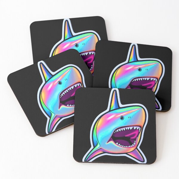 Item preview, Holographic Great White Shark Decal designed and sold by AuraMotivate.