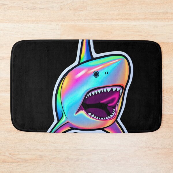Item preview, Holographic Great White Shark Decal designed and sold by AuraMotivate.