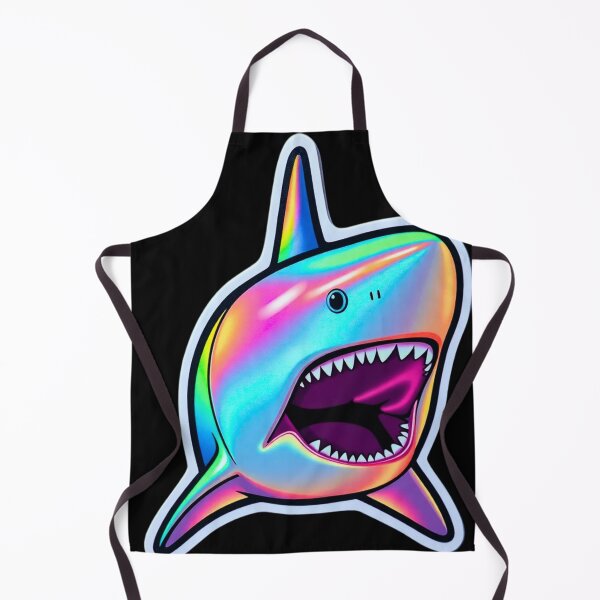Item preview, Holographic Great White Shark Decal designed and sold by AuraMotivate.