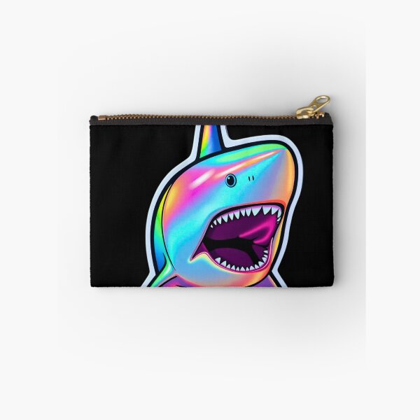 Item preview, Holographic Great White Shark Decal designed and sold by AuraMotivate.