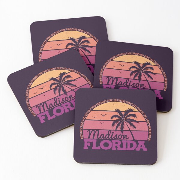 Item preview, Madison Florida Retro Sunset Local Pride Logo designed and sold by CRHPOD20.