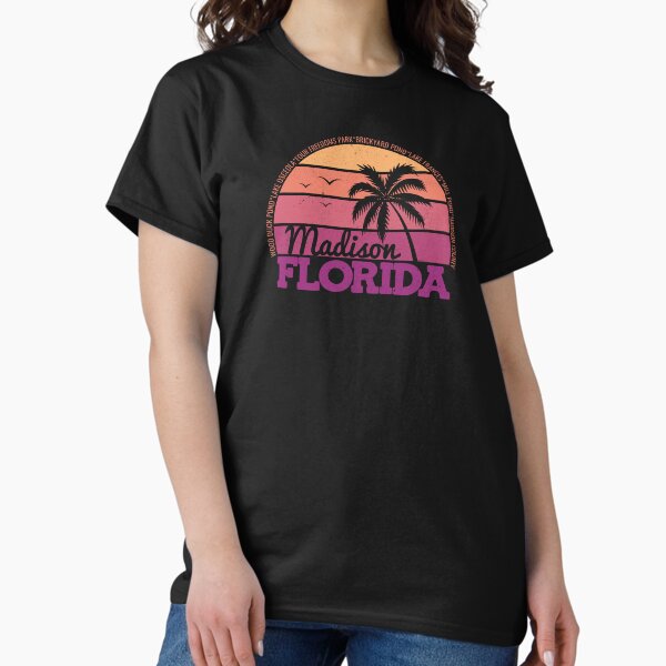 Item preview, Madison Florida Retro Sunset Local Pride Logo designed and sold by CRHPOD20.